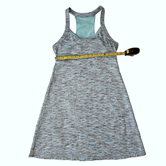 MONDETTA Light Blue Racerback Built-In Bra Athleisure Mini Dress Size Medium - Picture 5 of 11